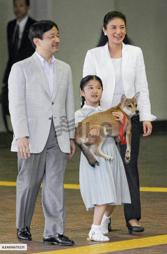 Crown prince, family take vacation in Tochigi Pref.
