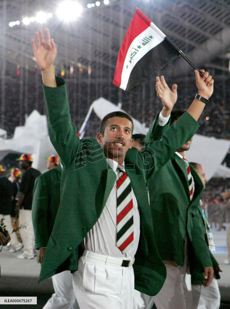 (5)Biggest Olympic Games open in Athens amid tight security