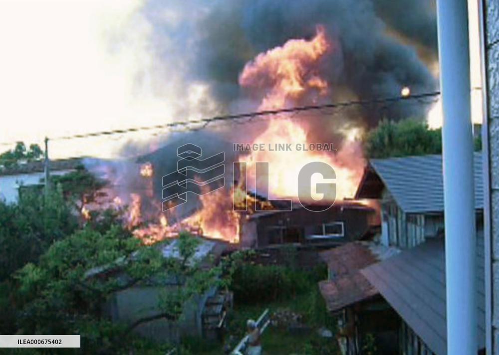 House of ex-LDP Secretary-General Kato burns down