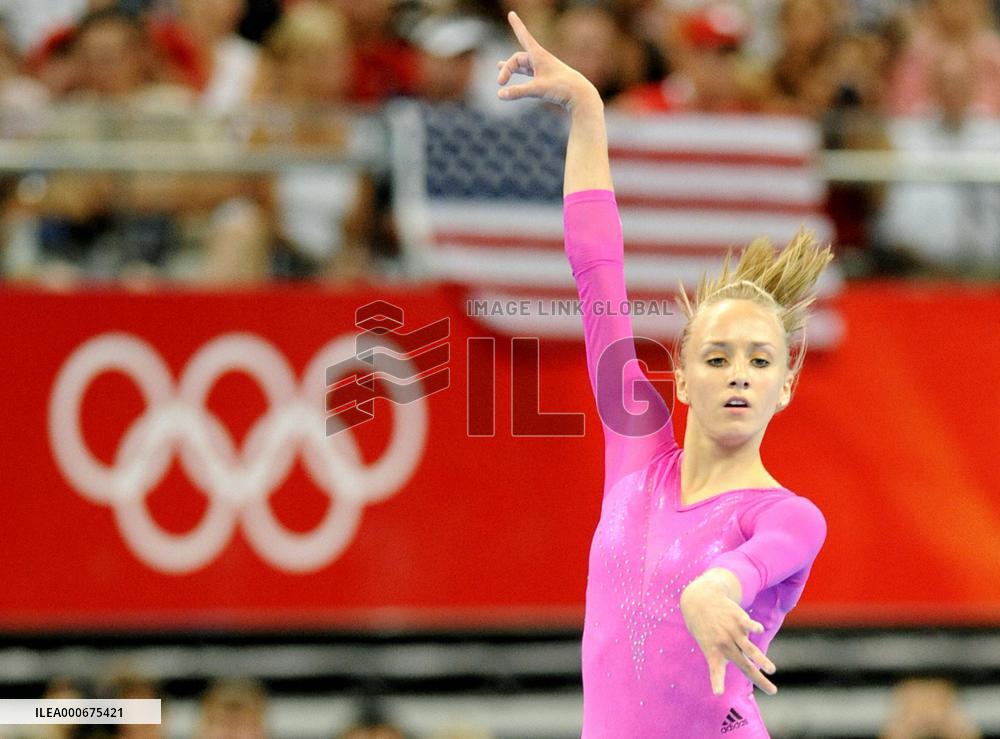 Liukin wins women's gymnastics individual all-around final