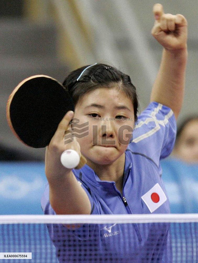 (1)Fukuhara joins best-16 group in table tennis