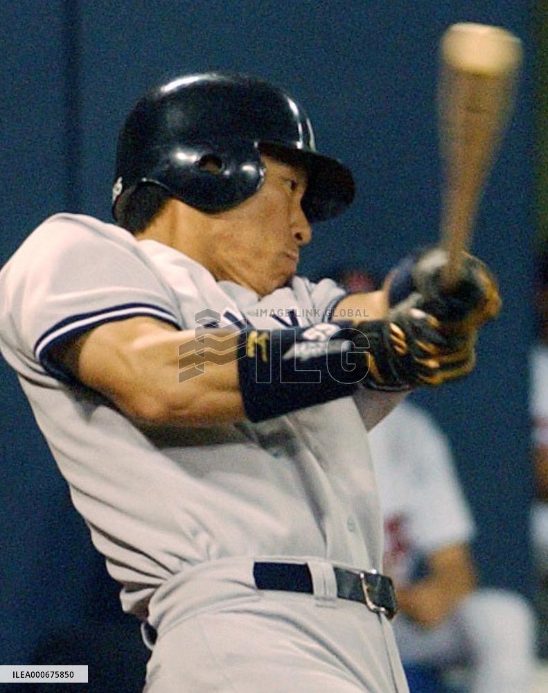 Yankees' Matsui goes 2-for-2 with one RBI against Twins
