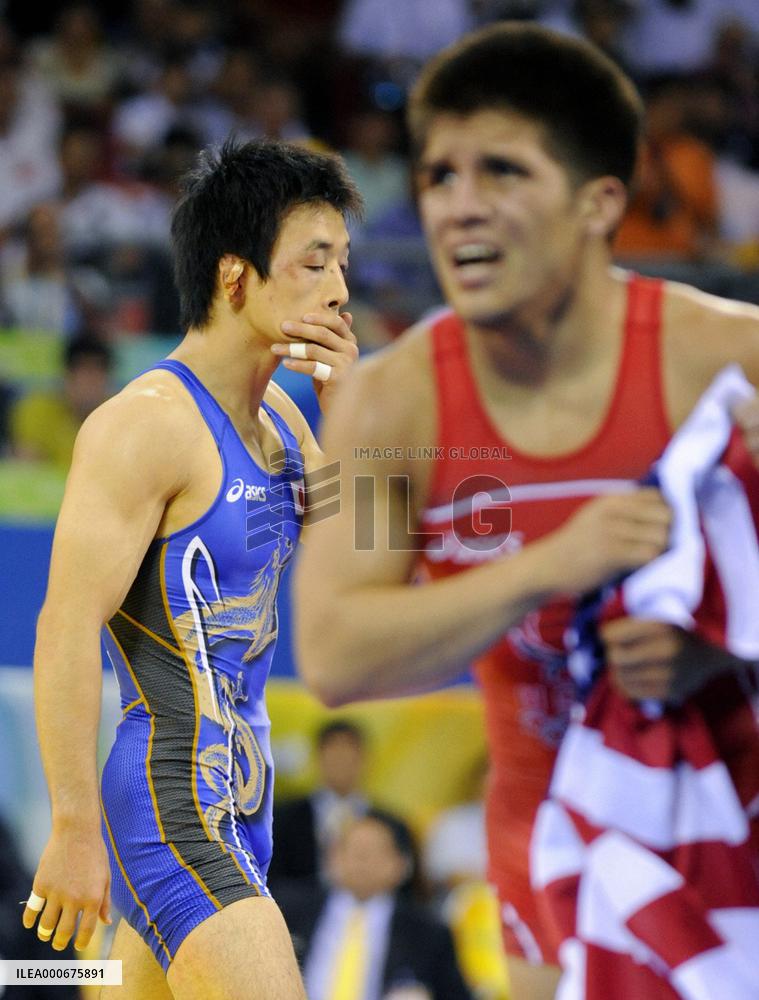 Japan's Matsunaga takes men's 55-kg wrestling silver