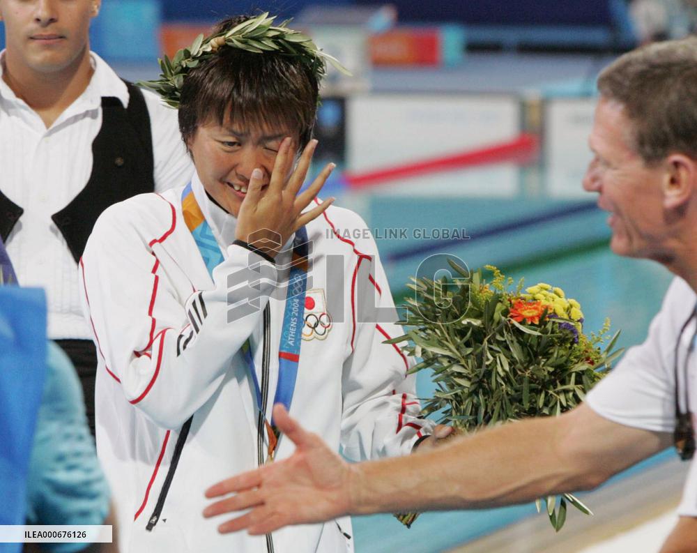(3)Shibata wins women's 800 free in Olympics