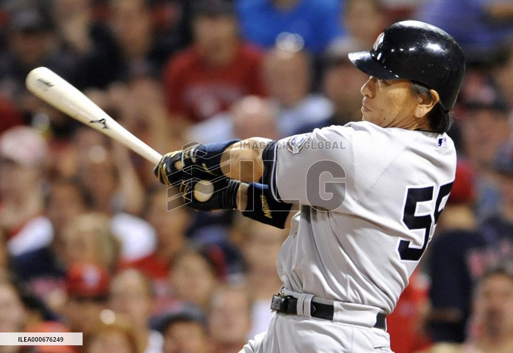 N.Y. Yankees' Matsui has monster night at Fenway
