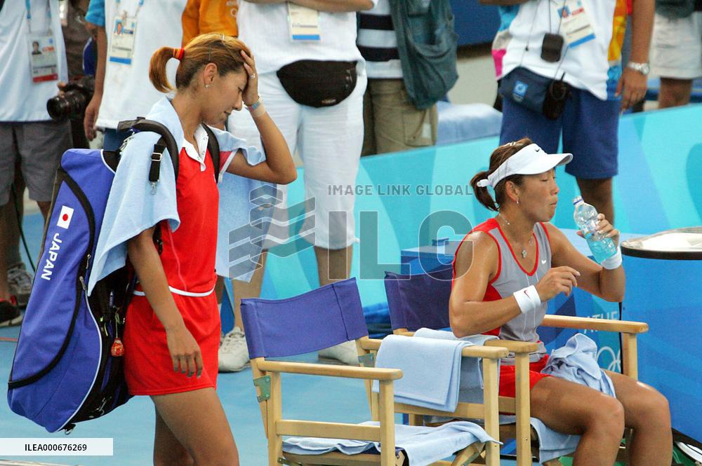 Sugiyama, Asagoe miss bronze medal in doubles tennis