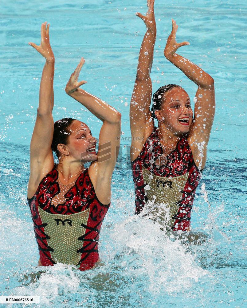 (2)Russia wins gold in Olympic synchronized duet