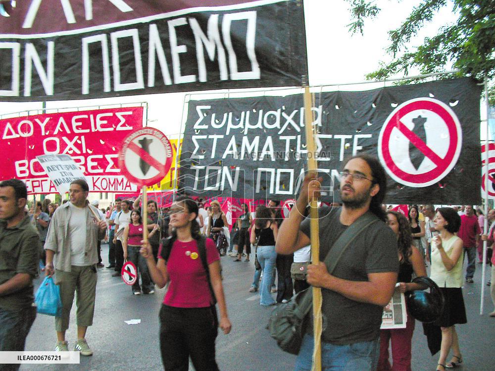 Powell's visit to Olympic Games protested