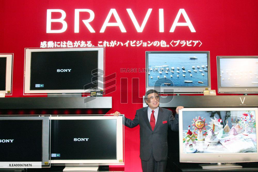 Sony unveils new Bravia flat-panel TVs for year-end sales race