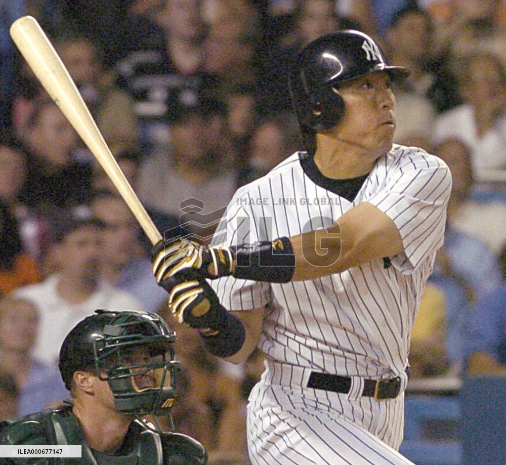 Yankees' Matsui hits 20th homer against Athletics