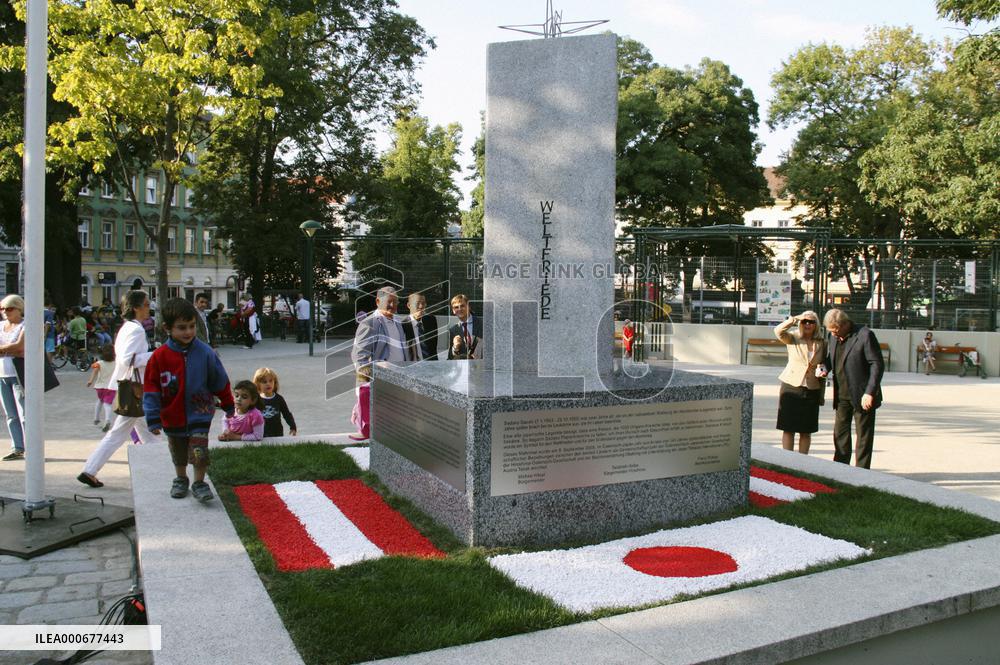 Hiroshima A-bomb monument unveiled in Vienna