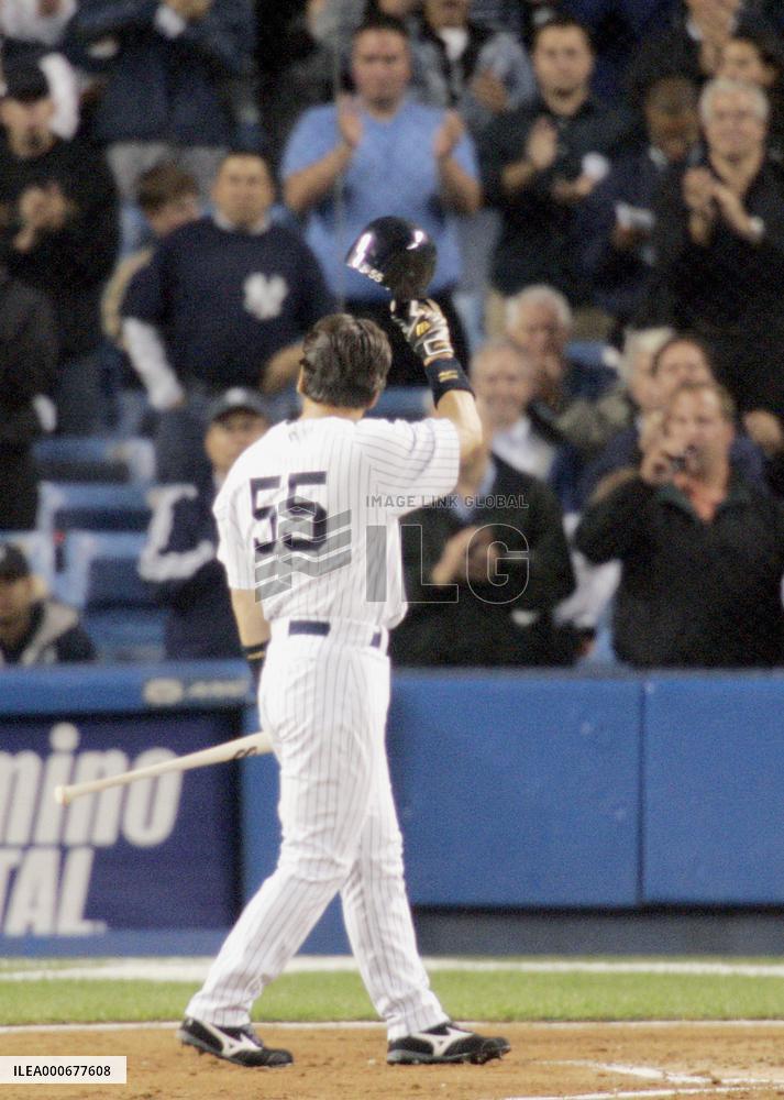 N.Y. Yankees' Matsui back in majors, 1st appearance in 4 months