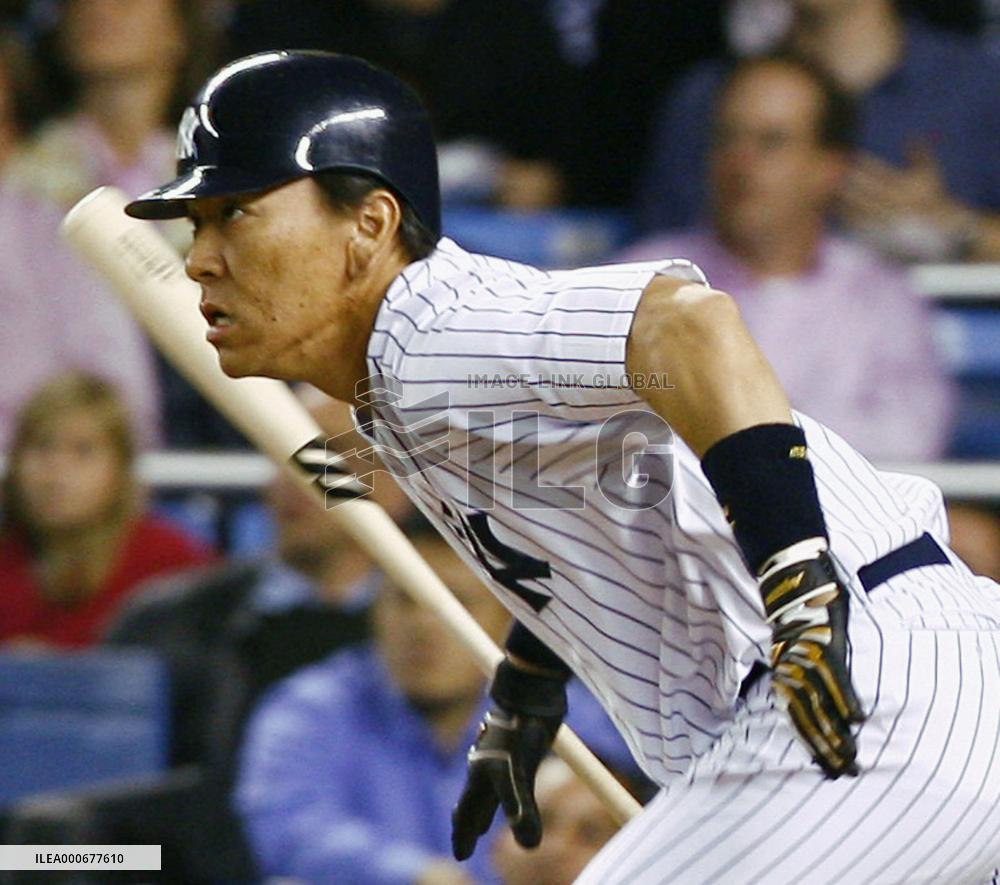 N.Y. Yankees' Matsui back in majors, 1st appearance in 4 months