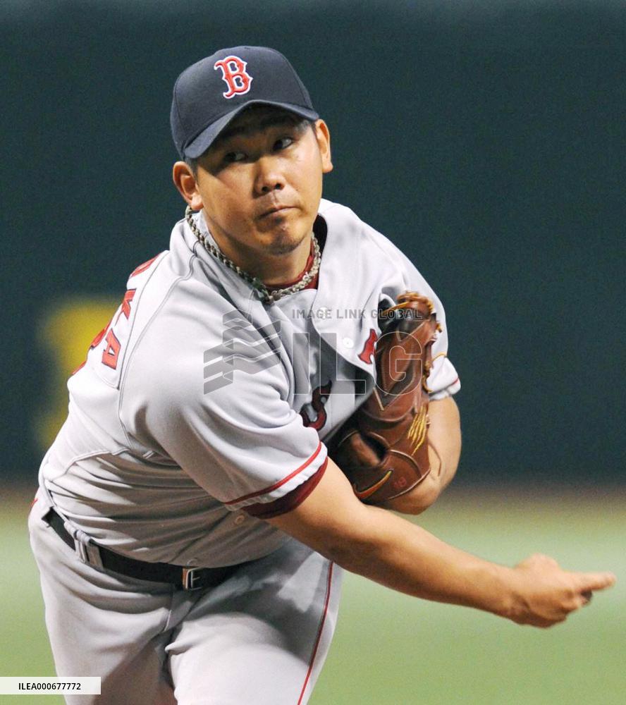 Red Sox pitcher Matsuzaka earns season's 17th win