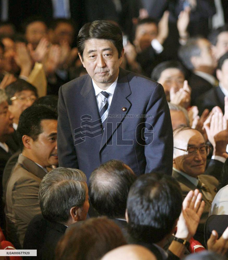 Abe elected LDP chief to be Japan's new leader