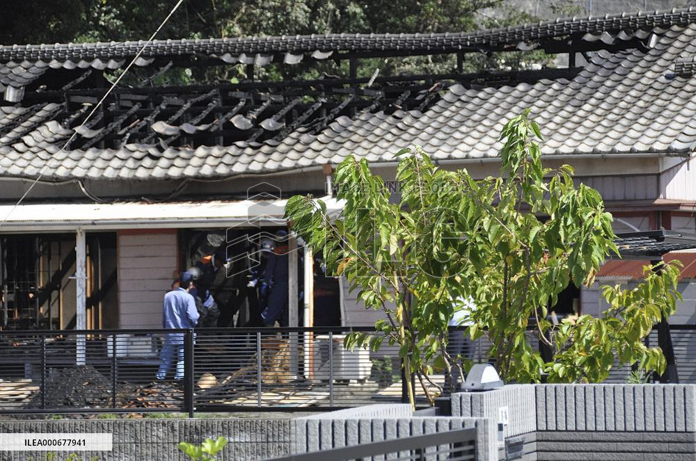 Vacation home of actress Sakai burned down, police suspect arson