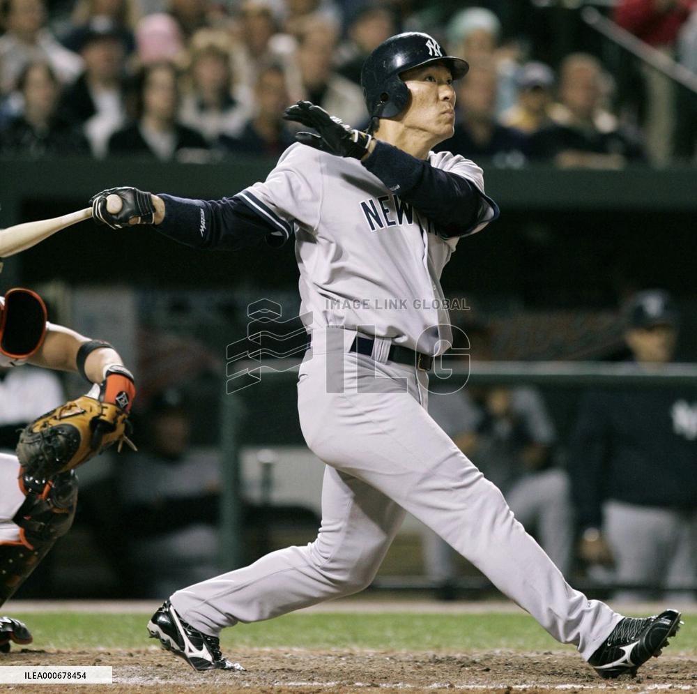 Yankees' Matsui hits 22nd homer as Yankees preserve AL East lead