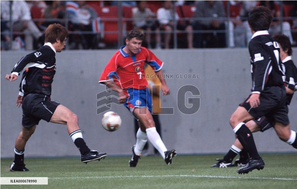 Costa Rica in warm-up game