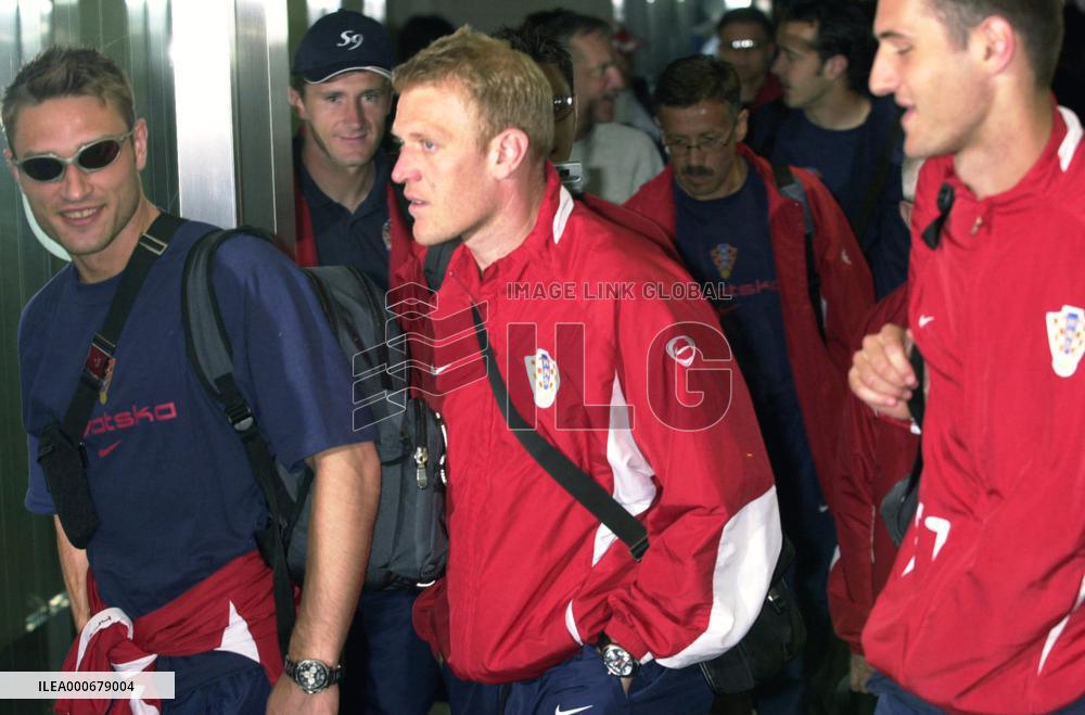 Croatia arrive in Japan for World Cup finals
