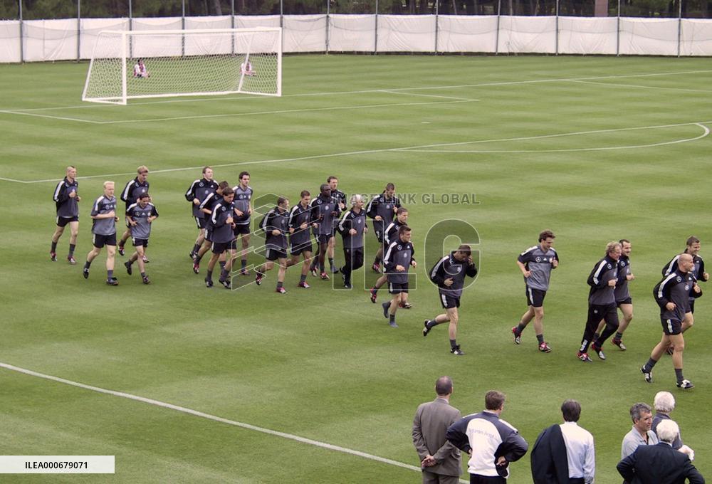 Germany hold practice in Miyazaki