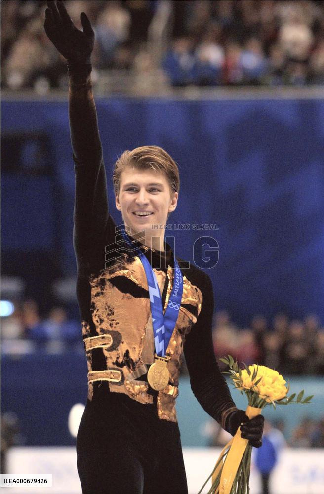 Yagudin wins gold in men's figure skating