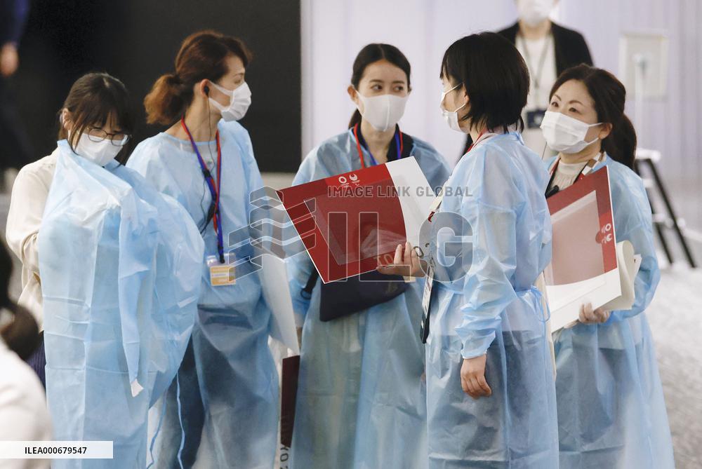 Athletes from Ireland arrive for Tokyo Olympics