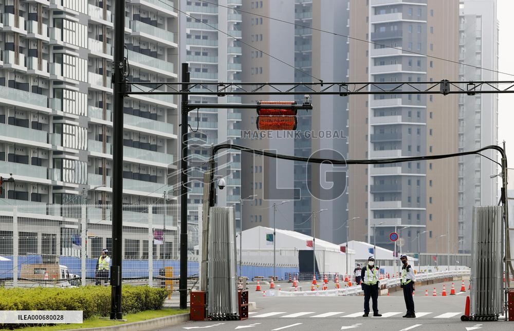 Pre-opening of Tokyo Olympic athletes' village