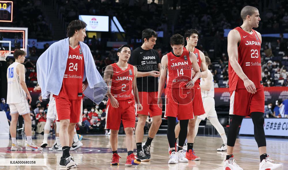 Basketball: Japan-Finland exhibition game for Olympics