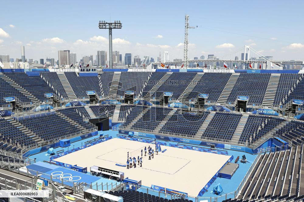 Olympic beach volleyball venue