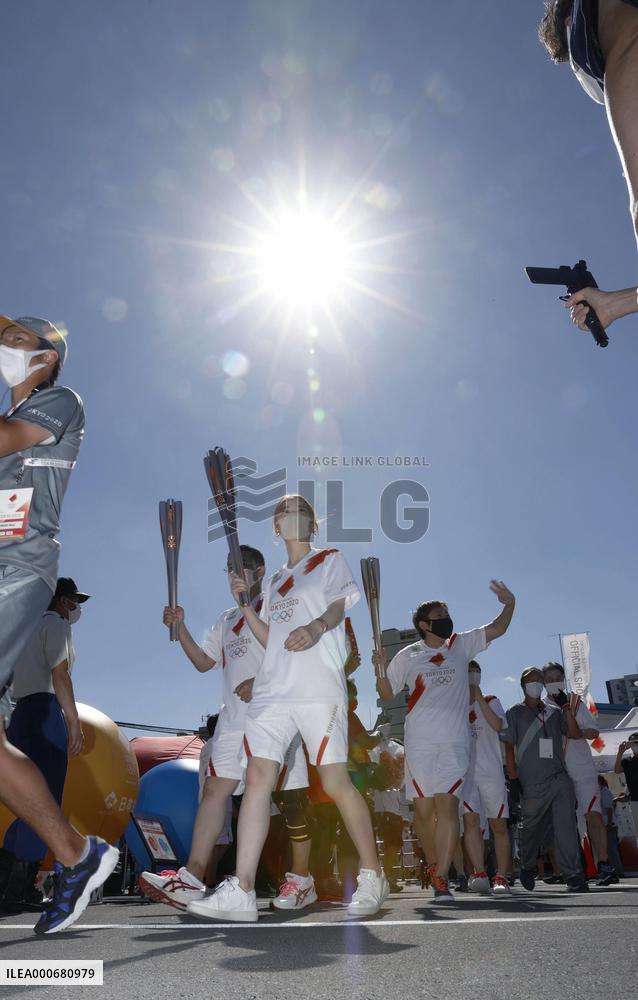 Tokyo Olympic torch relay