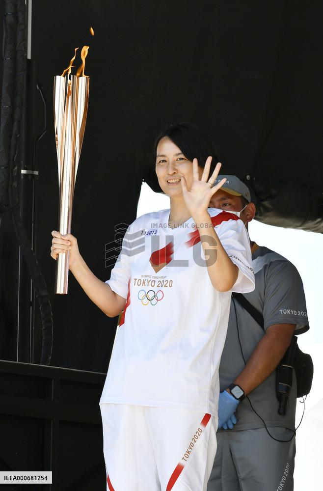 Tokyo Olympic torch ceremony