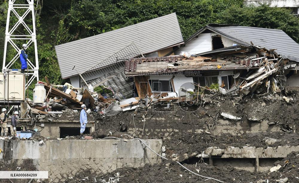 1 month after huge mudslide in Atami