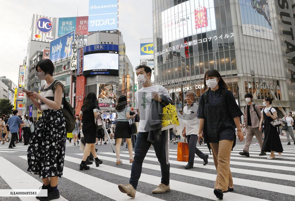 Surge in COVID-19 cases in Tokyo