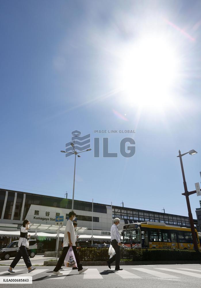 Summer heat in Japan