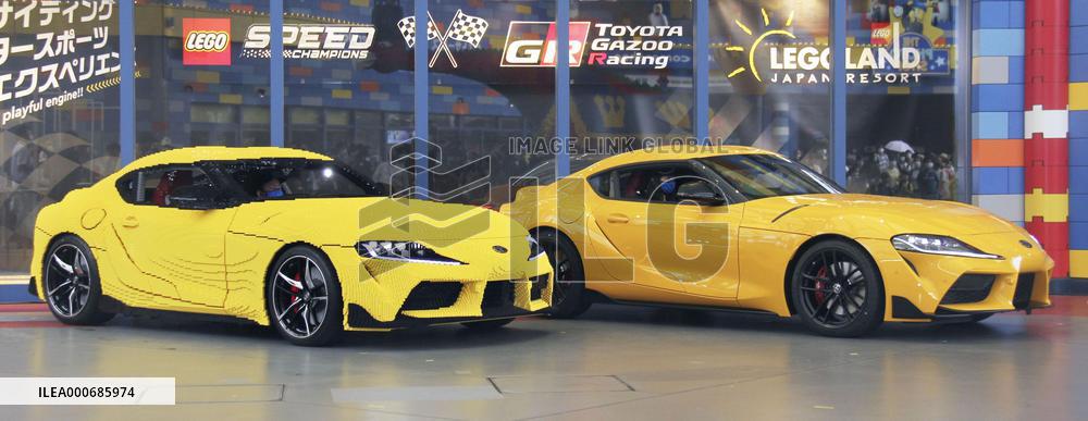 Lego model of Toyota GR Supra