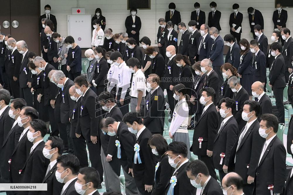 Japan marks 76th anniversary of WWII surrender amid virus pandemic