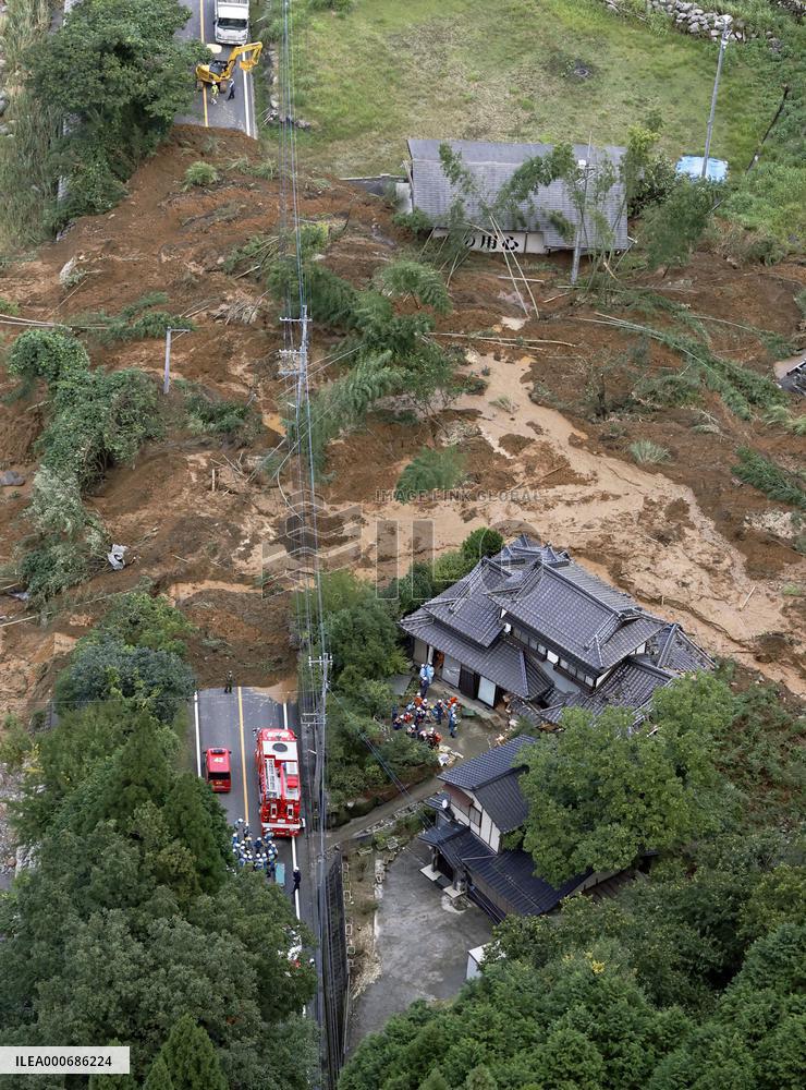 Mudslide in southwestern Japan
