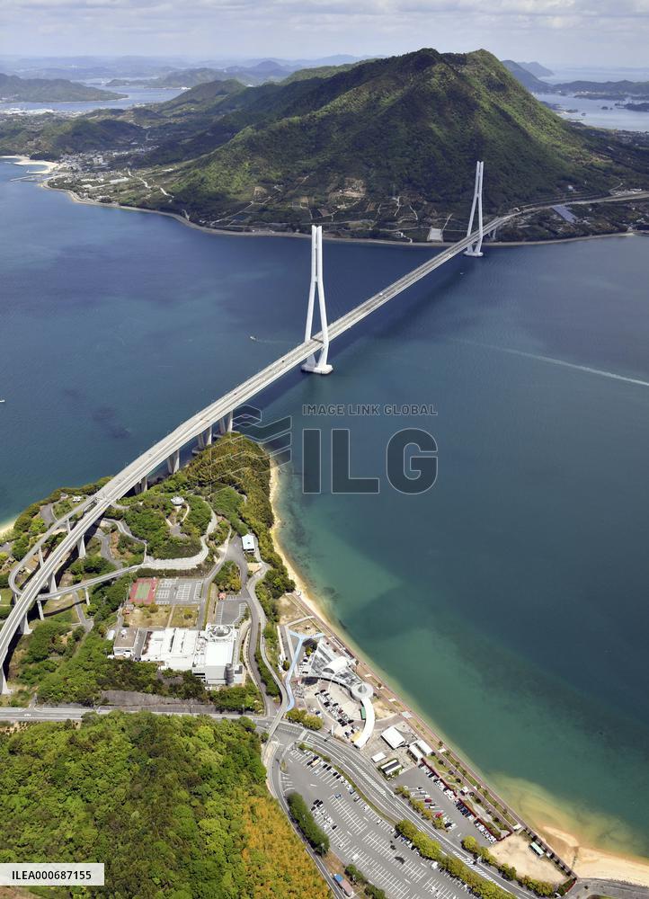 Shimanami Kaido in western Japan
