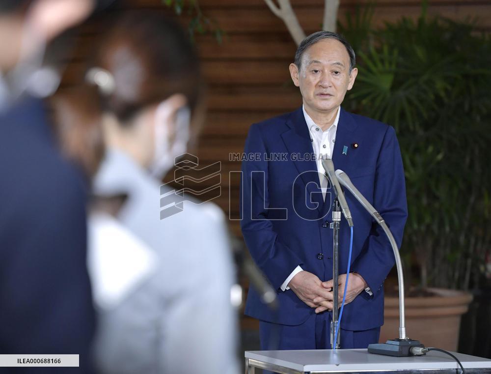 Japan PM Suga after Yokohama mayoral election