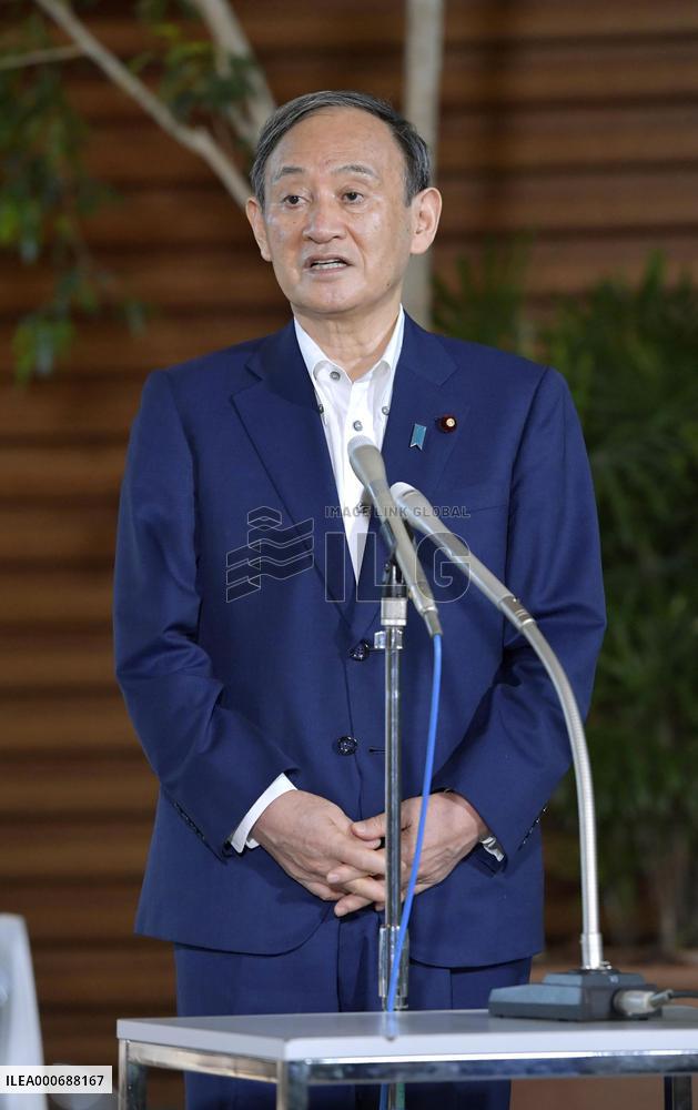 Japan PM Suga after Yokohama mayoral election