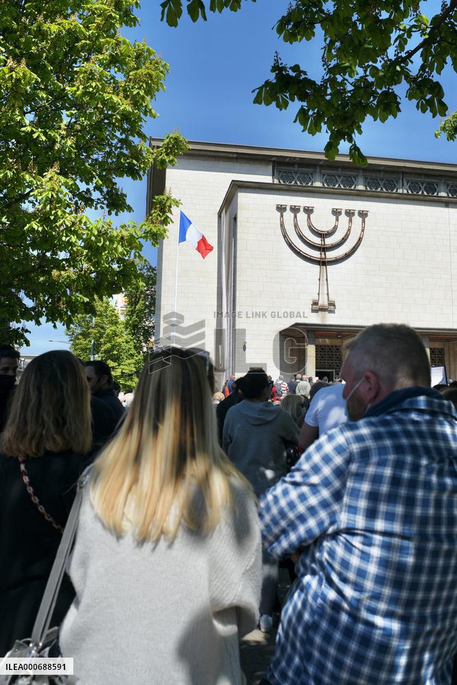 Protest In Memory Of Sarah Halimi - Strasbourg