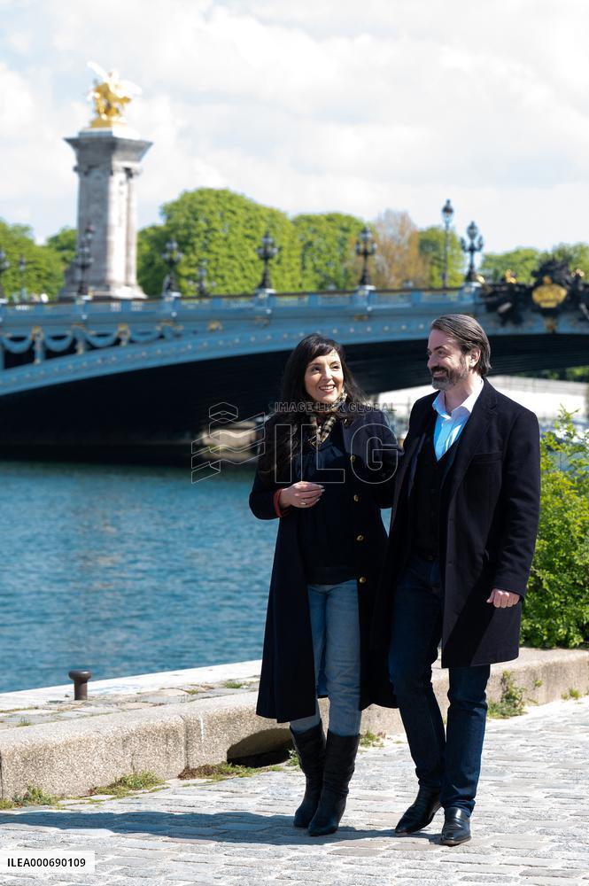 Prince Joachim Murat And Wife Portrait - Paris