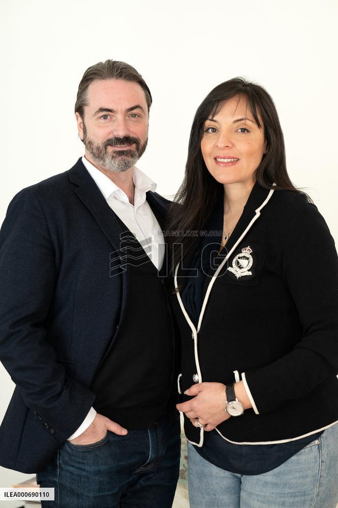 Prince Joachim Murat And Wife Portrait - Paris