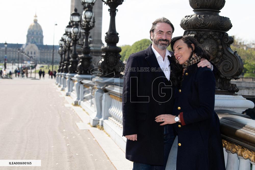 Prince Joachim Murat And Wife Portrait - Paris