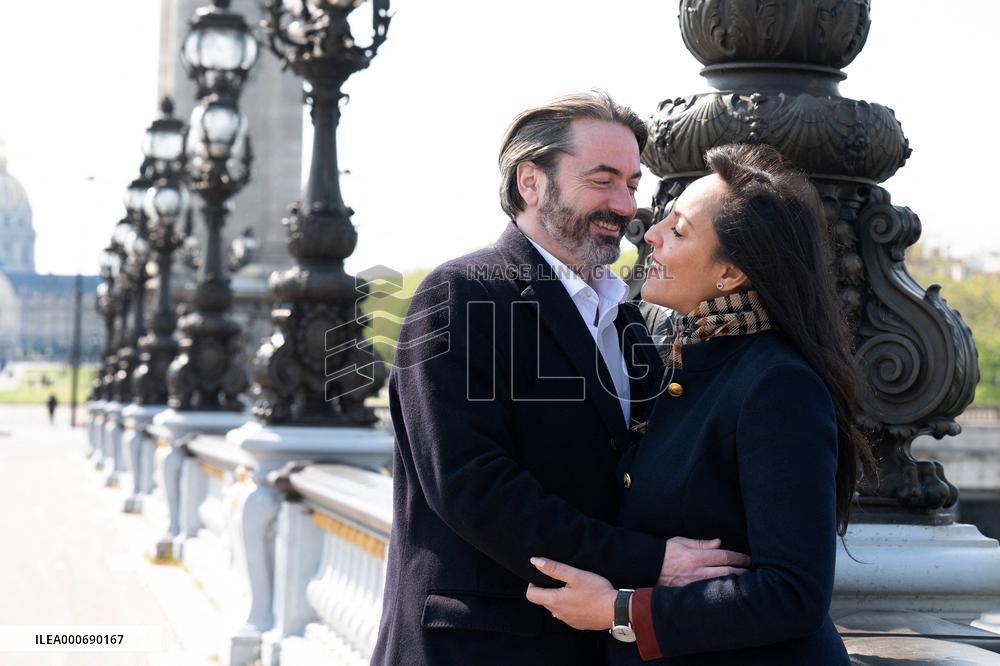 Prince Joachim Murat And Wife Portrait - Paris
