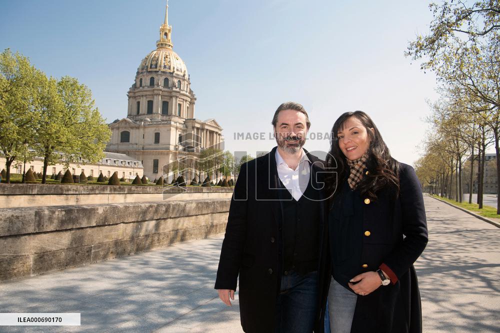 Prince Joachim Murat And Wife Portrait - Paris