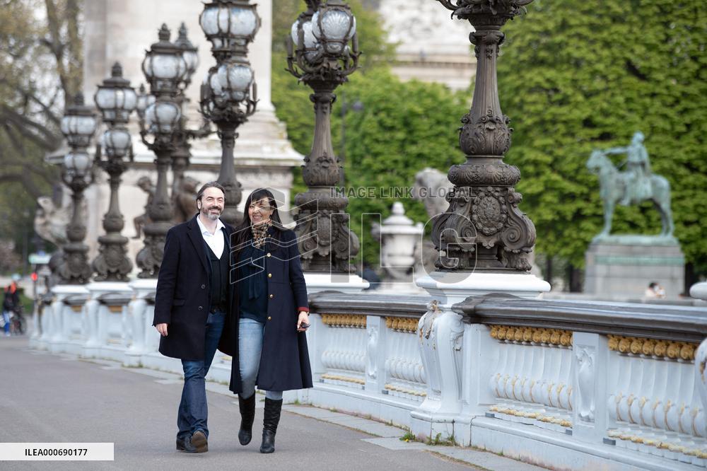 Prince Joachim Murat And Wife Portrait - Paris