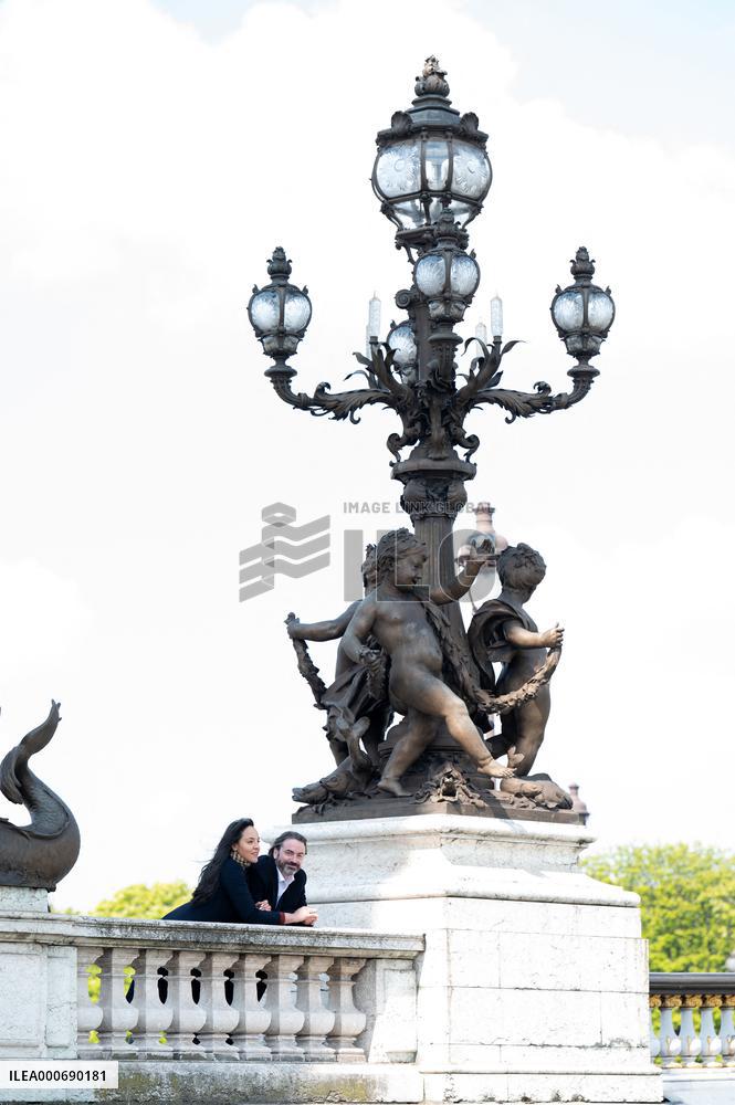 Prince Joachim Murat And Wife Portrait - Paris