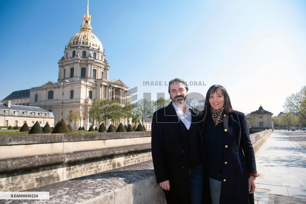 Prince Joachim Murat And Wife Portrait - Paris