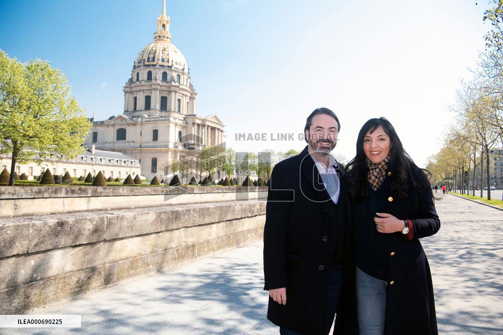 Prince Joachim Murat And Wife Portrait - Paris
